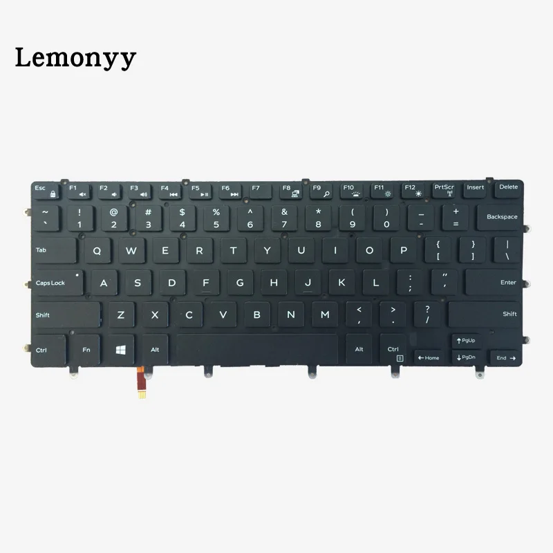  New US Keyboard FOR DELL XPS 15 9550 9560 laptop keyboard Backlight