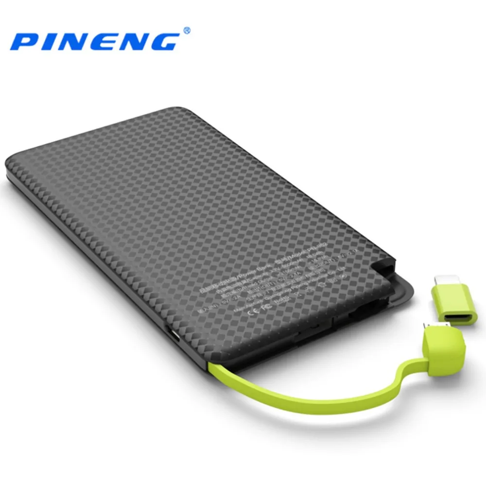 bilder für PINENG 5000 mAh Bewegliche Energienbank Schnellladung Externe Batterie Tragbares Ladegerät Li-polymer Akku Für Android-handys bilder für PINENG 5000 mAh Bewegliche Energienbank Schnellladung Externe Batterie Tragbares Ladegerät Li-polymer Akku Für Android-handys