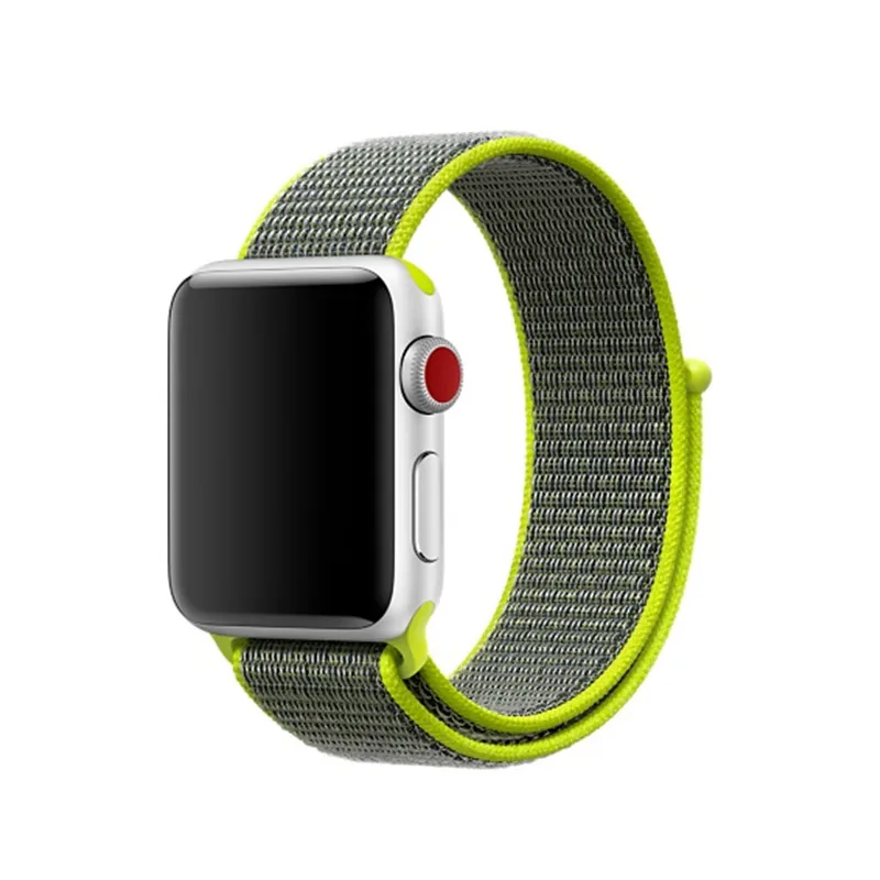 Спортивный ремешок-петля для Apple watch 4, 42 мм, 38 мм, 44 мм, 40 мм, iwatch 4, 3, 2, 1, тканый нейлоновый легкий дышащий браслет, ремешок на запястье