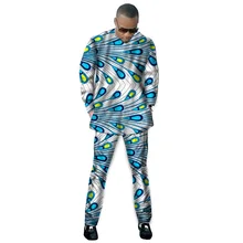 Модное мужское платье в африканском стиле, мужские комплекты футболок, топы+ брюки, комплект одежды с принтом, праздничный костюм, африканская мужская одежда по индивидуальному заказу