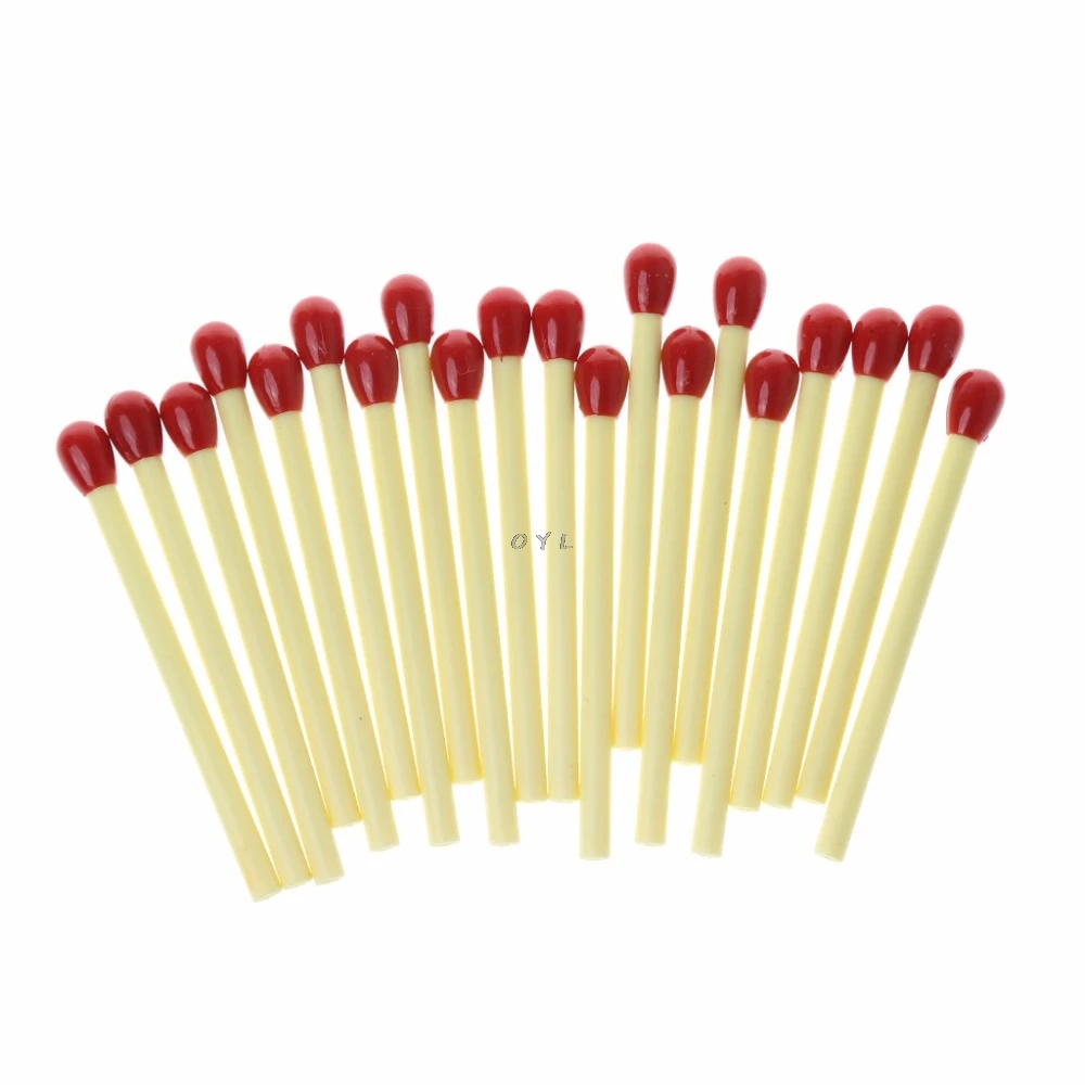

20Pcs Creative Match Shape Ballpoint Pens Novelty Ballpen School Stationery Gift