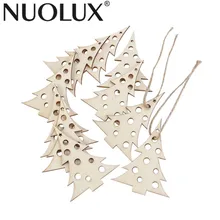 10 шт Деревянный винтажный стиль ассорти деревянные подвесные рождественские украшения Свадебный сувенир Рождественский орнамент подарочные украшения