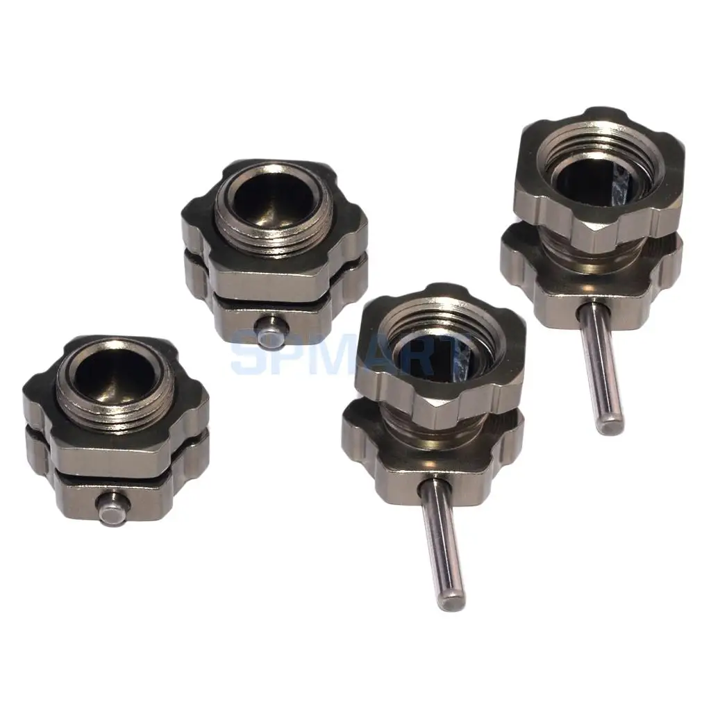 1 Set Aluminum 17mm Wheel Hex Hub Drive Adapter for 1/8 HPI HSP RC Car
