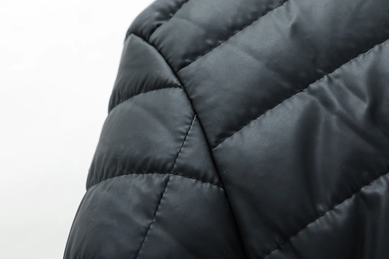 Модная зимняя мужская куртка с воротником-стойкой, повседневная верхняя одежда, классические толстые теплые куртки, ветрозащитная простая