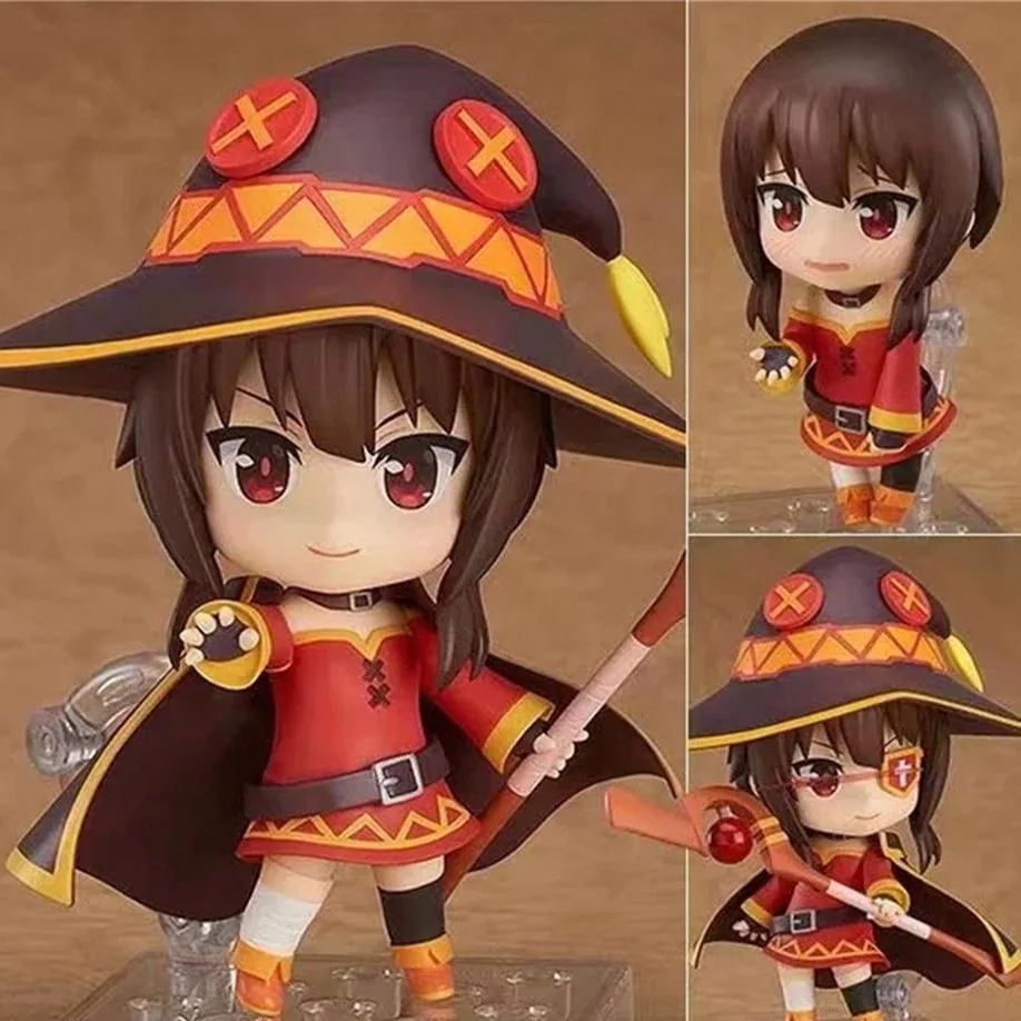 

Tronzo Nendoroid 725# KonoSuba Figure PVC Model Toys Anime Blessing on this Wonderful World KonoSuba Megumin Figurine Dolls