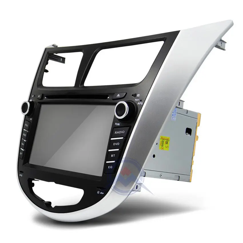 Discount Android 9.0 Quad Core 2Gb RAM Car radio player For Hyundai Solaris Accent Verna car dvd gps navigation multimedia BT wifi map 4