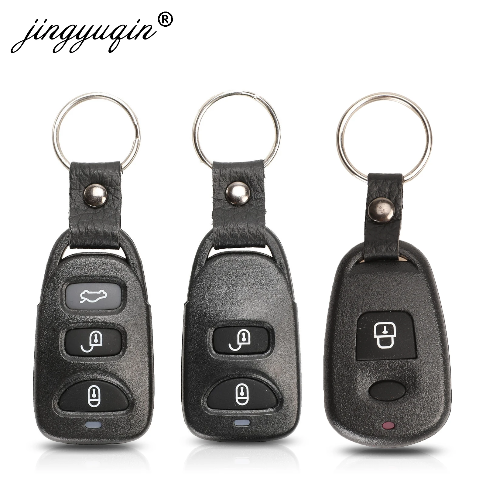 Jingyuqin 2/3 2 + 1 3 кнопки дистанционный ключ оболочка для Hyundai Elantra Sonata Santa Kia Carens