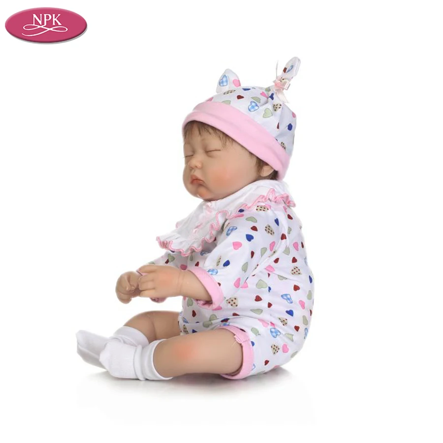 NPK Soft Silicone Reborn Baby Doll Realistic Girl Babies Dolls 16 inch 40CM Lifelike Princess Girls Boys Kids Toys Children Gift (15)
