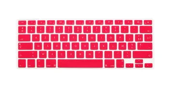 

France French US Layout Silicone Soft color AZERTY Keyboard Cover Skin for Mac Book Macbook Air 13.3 Pro air 13" 15" 17"