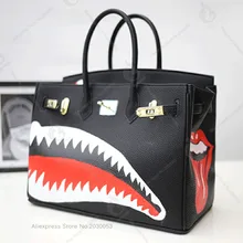 Новая мода граффити женские сумки на плечо с ручкой сверху сумки-мессенджеры женские сумки из натуральной кожи сумочки для Граффити Tote Y