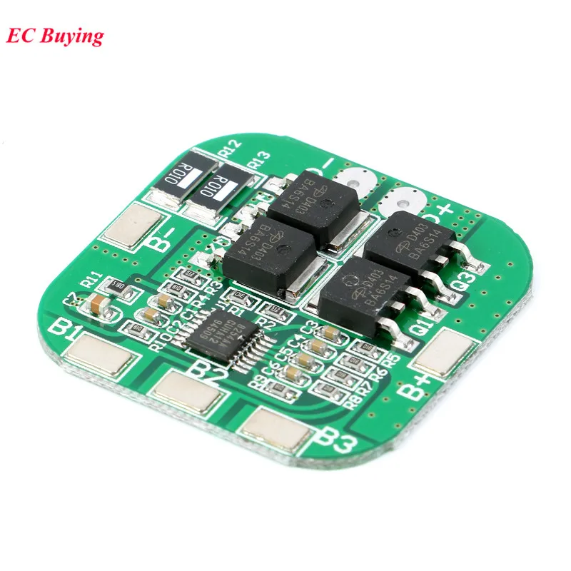 

4S 18650 BMS Li-ion 14.8V Battery Protection Board PCB For LicoO2 Limn2O4c 16.8V 10A 18650 li Battery Module Electronic