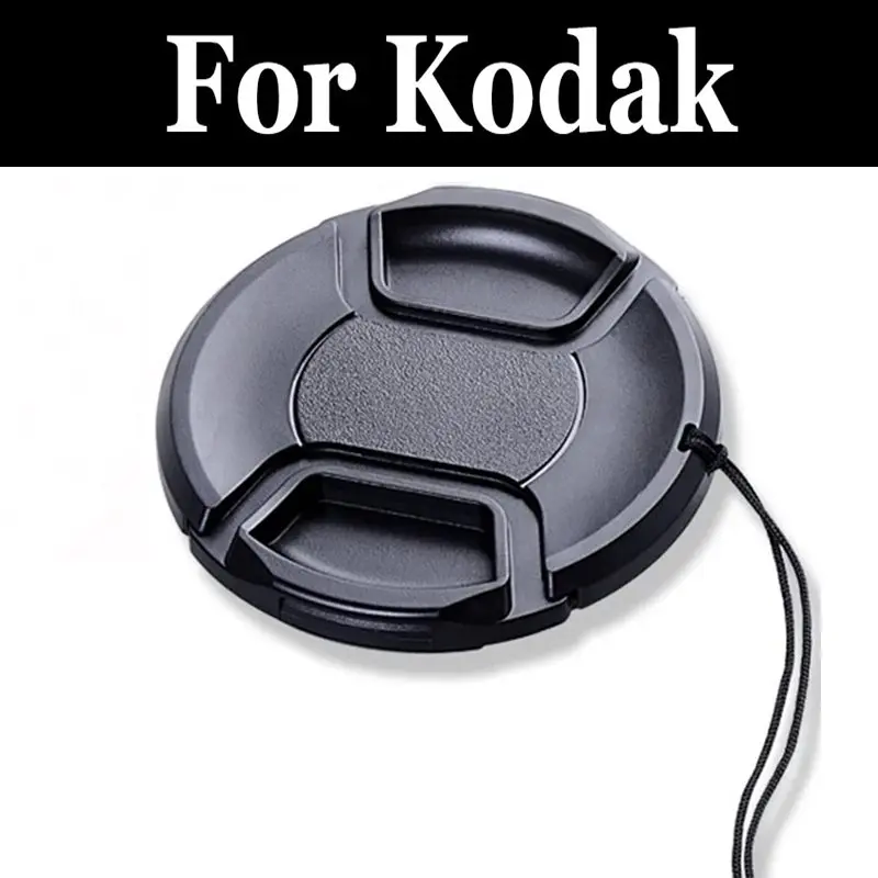 

Lens Cap Snap On Center Pinch Lens Cover Cap Anti-lost Rope Set For kodak C135 M530 M5370 M550 M575 M590 M750 Mini Sport Touch