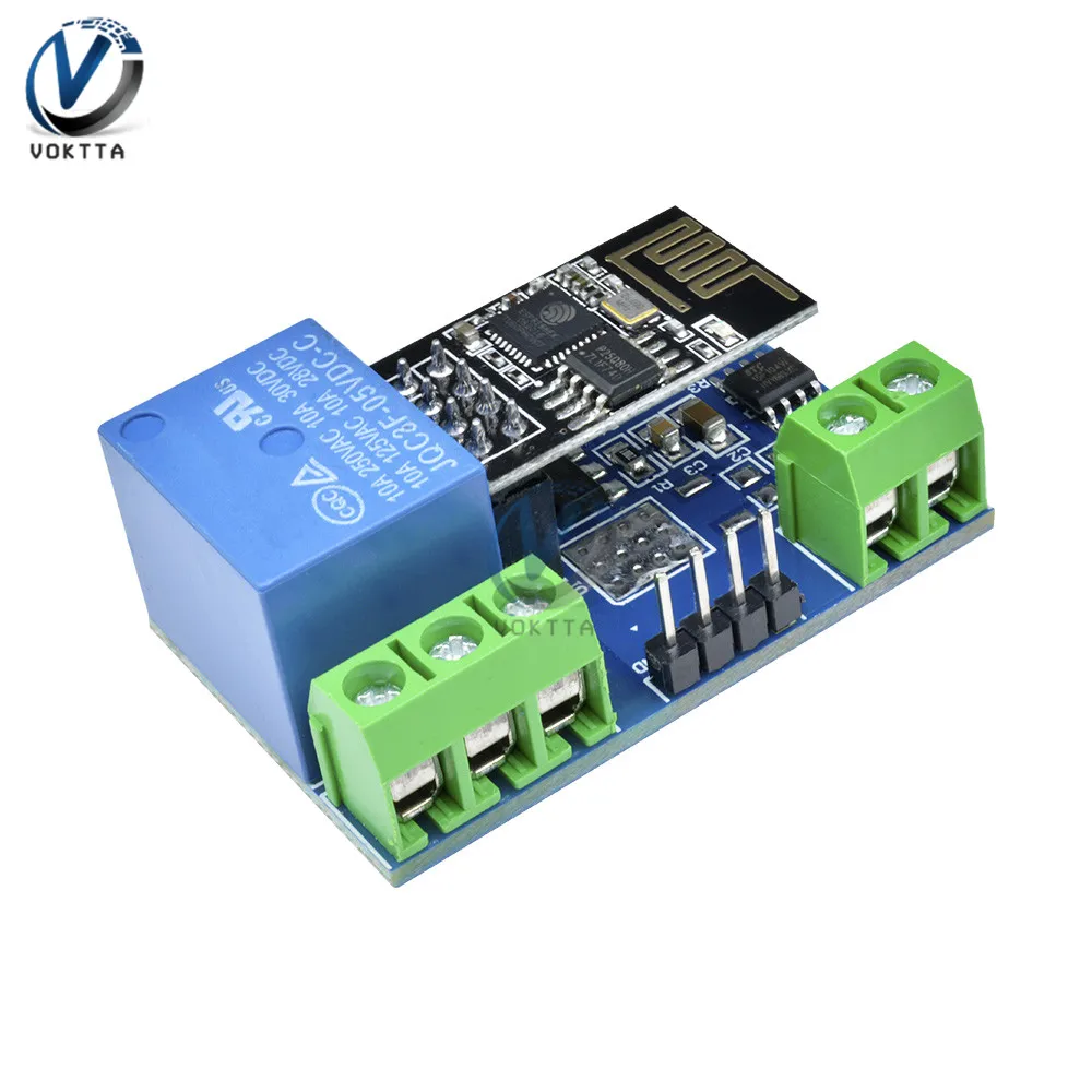 5 в WiFi релейный модуль с ESP8266 ESP 01S пульт дистанционного управления для умного дома