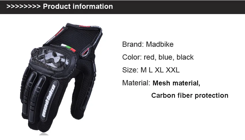 Madbike новейший сенсорный экран moto rcycle перчатки moto rbike moto cross luvas moto rbike moto atv guantes moto cicleta углеродная защита