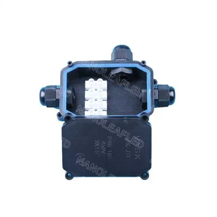 hot wago IP66 waterproof junction box Led strip Push wire connector