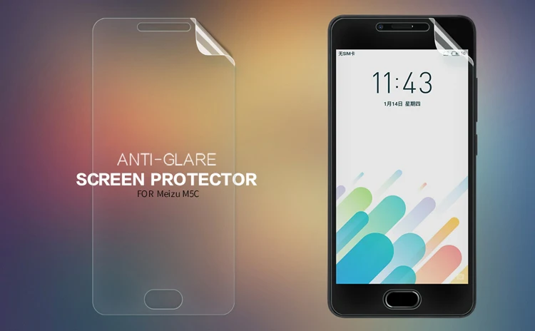 Чехол для Meizu m5c Экран Protector Nillkin матовый протектор защитный Плёнки случае |