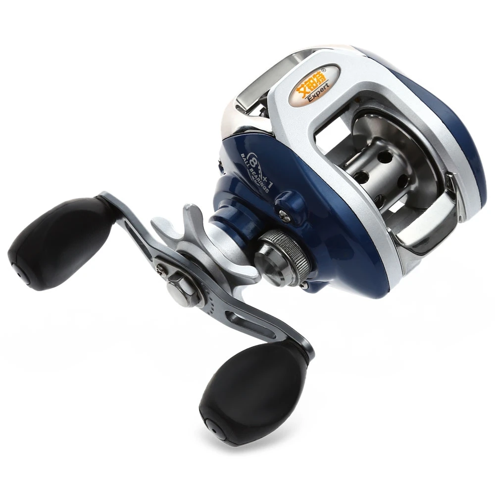 

Fishing Baitcasting Reel Water Drop Wheel 8 + 1 Bearings High Speed 6.3 : 1 Bait Centrifugal Brake Dropshipping