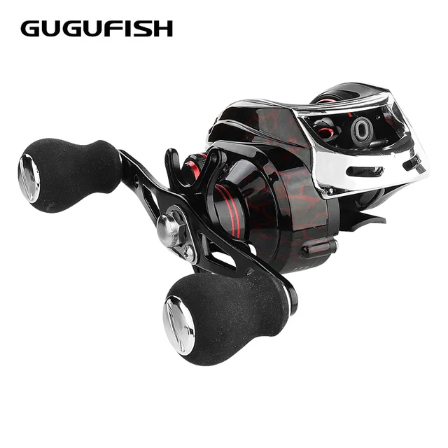 US $15.63 GUGUFISH Left/Right Hand Baitcasting Fishing Reel 7.2:1 Bait Casting Fishing Wheel With Magnetic Br