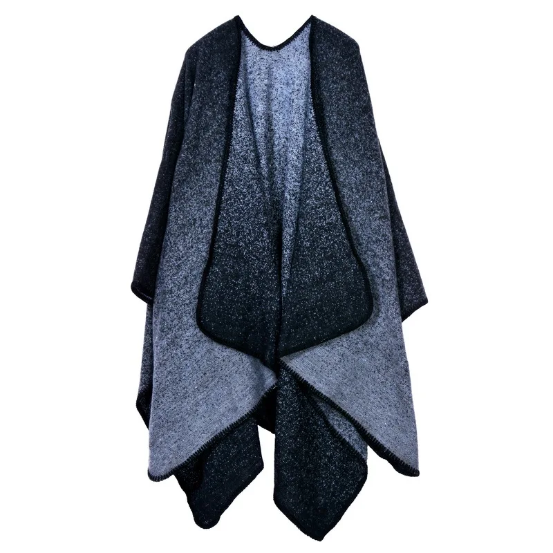 TagerWilen, роскошный бренд,, женский зимний шарф, теплая шаль, плед, одеяло, вязаная накидка, Кашемировое пончо, накидки, Пашмина, двусторонняя - Цвет: 157-17