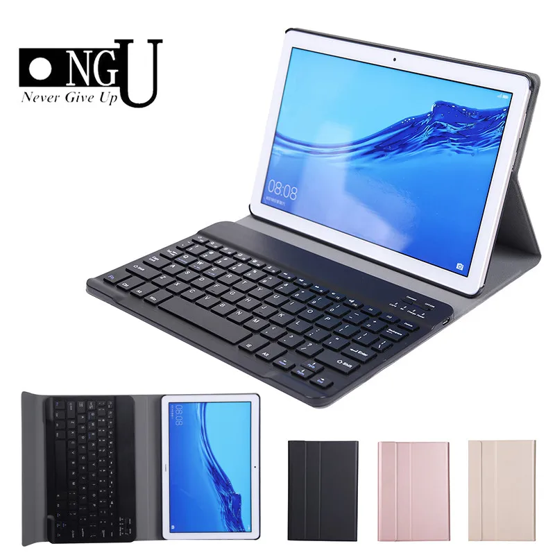 Чехол с клавиатурой Bluetooth для Huawei MediaPad T5 10 1 AGS2 чехол со съемной и откидной крышкой