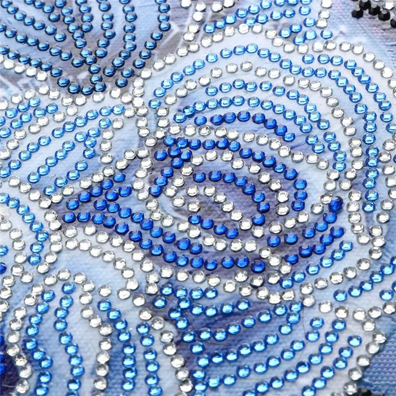 2019 new Diamond Painting DIY 5D Partial Drill Cross Stitch Kits Crystal Rhinestone Of Picture gift paintings flower #25j10 (13)