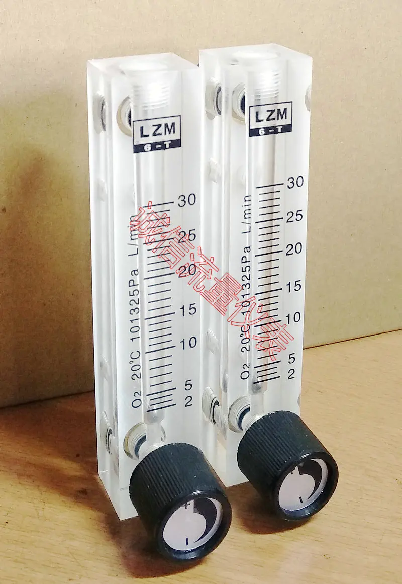 LZM-6T O2 Square Oxygen Bar Adjustable Small Flow Meter 2~30L/min Fast Interpolation | Инструменты