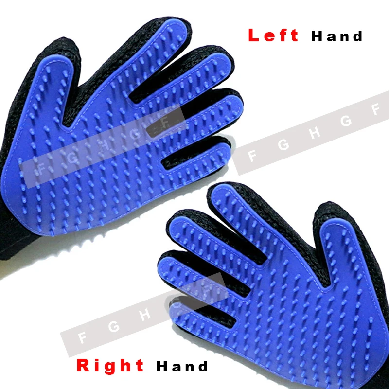 

Silicone Cat Gloves Hair Comb Pet Bath Brush Gentle Efficient Massage Grooming and For Pet Washing Gloves Goods hair Pet Finger