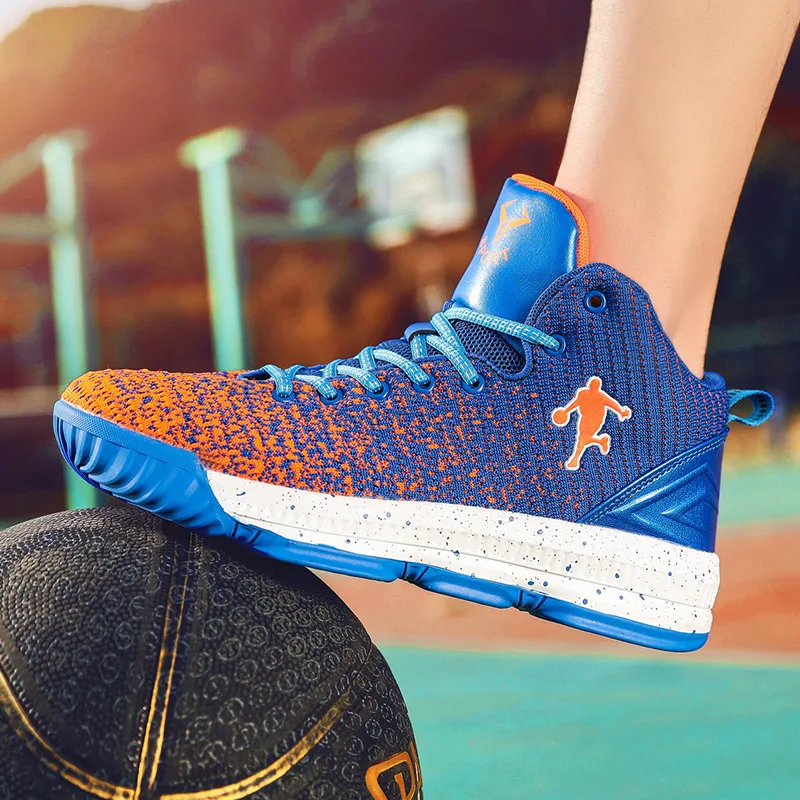

Big size Men mid-top Basketball Shoes Men's Cushioning Light Basketball Sneakers Anti-skid Breathable Outdoor Sports Shoes w5