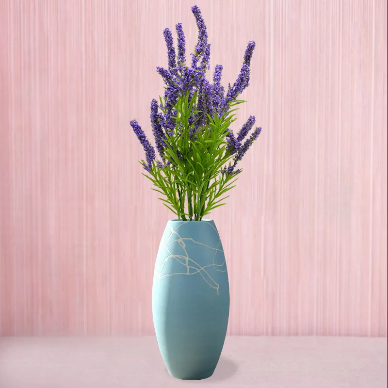 7 Bunch Romantic Provence decoration lavender flower silk Artificial Flowers For Wedding Party Garden Decor grain decorative 7z 7 Bunch Romantic Provence decoration lavender flower silk Artificial Flowers For Wedding Party Garden Decor grain decorative 7z