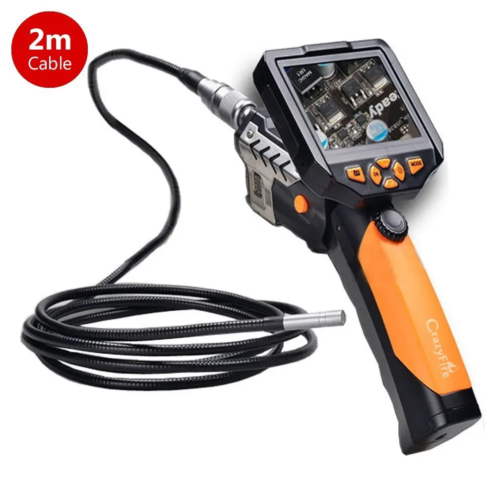 NTS200 3.5" LCD Digital Borescope Camera Endoscope 8.2mm 2M Probe