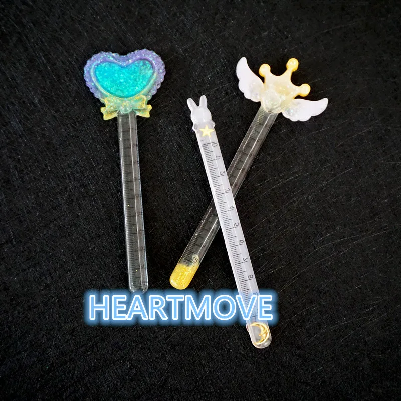 HEARTMOVE New Rabbit Heart Crown Ruler Transparent Silicone Mould Resin Decorative Craft DIY Type Epoxy Molds For Jewelry 9442