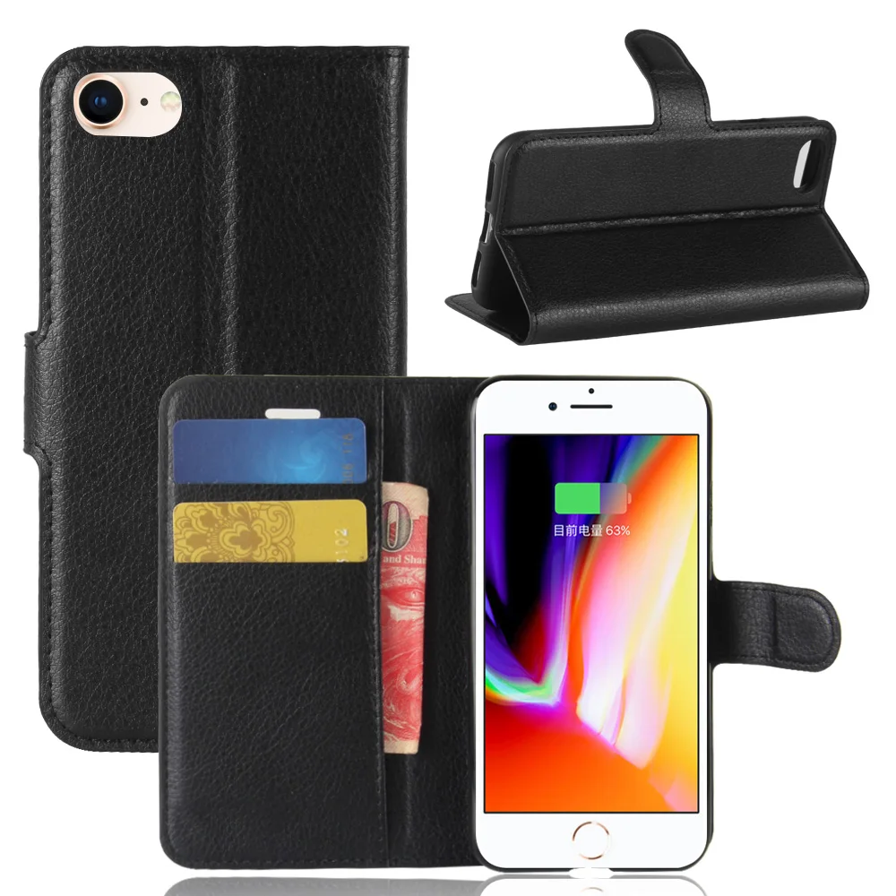 

Cyboris For Iphone 8/8plus Pu Leather Case For Iphone 8 Cover Wallet Pouch Wallet Card Slot Phone Bag For 8/8Plus case