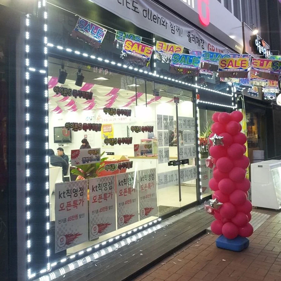 LED Module SMD 5050 3 LED DC12V Waterproof Storefront Strip Light Advertisement Sign Letter  Lamp Modules Lights White Color (19)