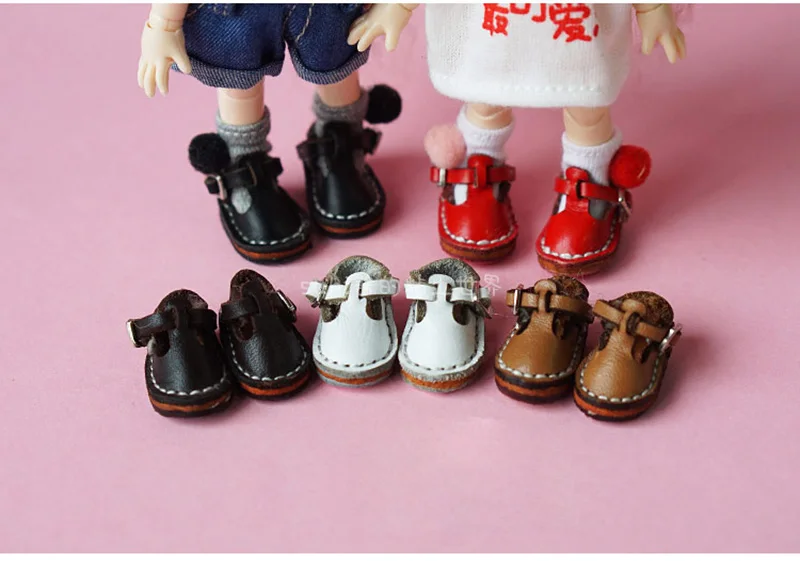 1 пара Obitsu11 ручная работа кожаная обувь милая обувь для OB11 Holala 1/12 BJD куклы аксессуары обувь для кукол