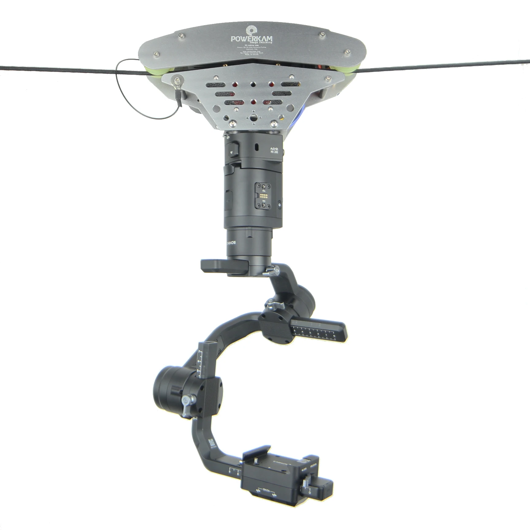Special Price T3 cable cam rc shooting remote car for RONIN with auto stop detector and RONIN mount