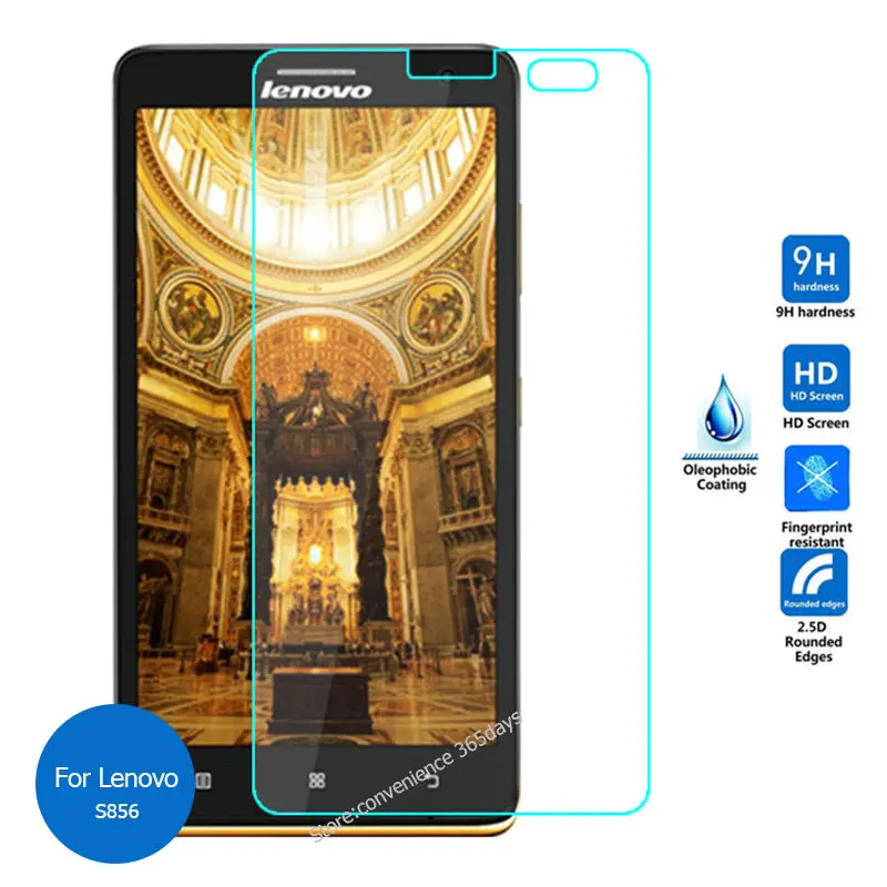 

For Lenovo S856 Tempered Glass Lcd Tempered Glass 2.5 9h Safety Protective Film on S 856