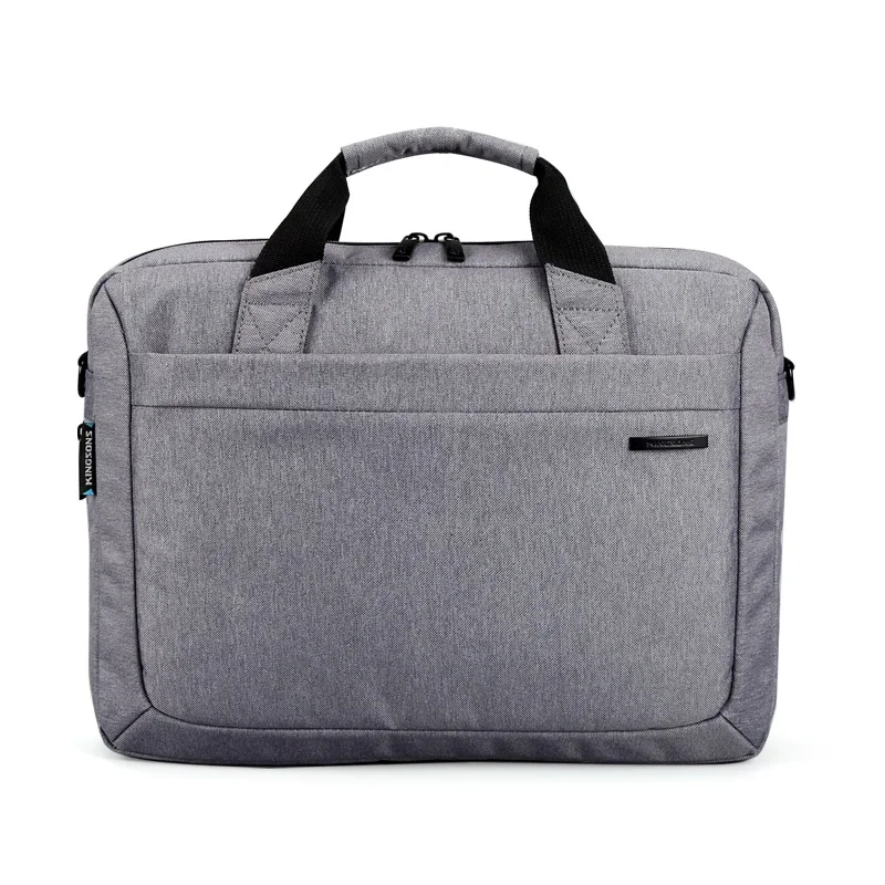 Kingsons водонепроницаемый 12,1 13,3 14,1 15,6 17,3 дюймов Сумка для ноутбука для мужчин и женщин портфель чехол для ноутбука сумка через плечо 17" - Цвет: Серый