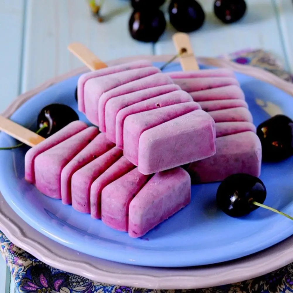 Домашняя Пищевая силиконовая формы для мороженого Формочки Для Мороженого на палочке для заморозки мороженого бар форма для мороженого цвет выбирается случайным образом