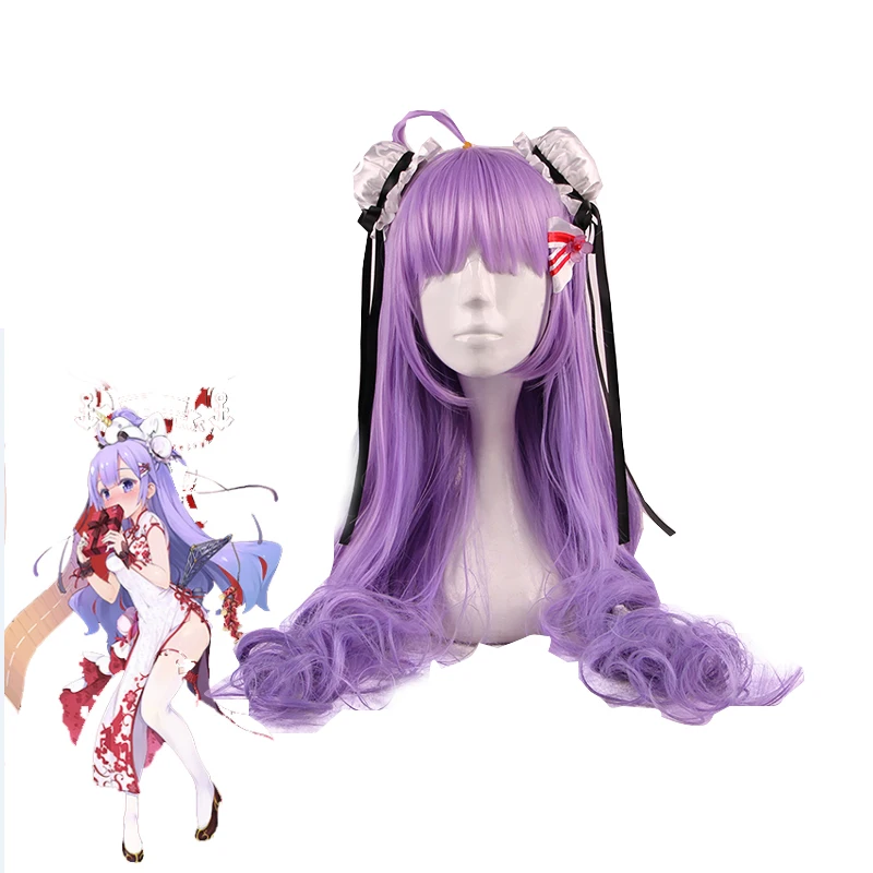 Новое прибытие Azur Лейн Единорог Косплей головные Уборы Хэллоуин Карнавал синие