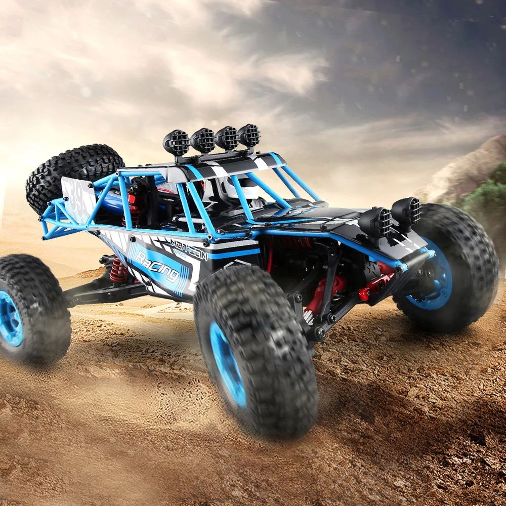 

JJRC Q39 HIGHLANDER 1:12 4WD RC Desert Truck RTR 35km/H+ Fast Speed / 1kg High-Torque Servo 2.4GHz Wireless Remote Control Toy