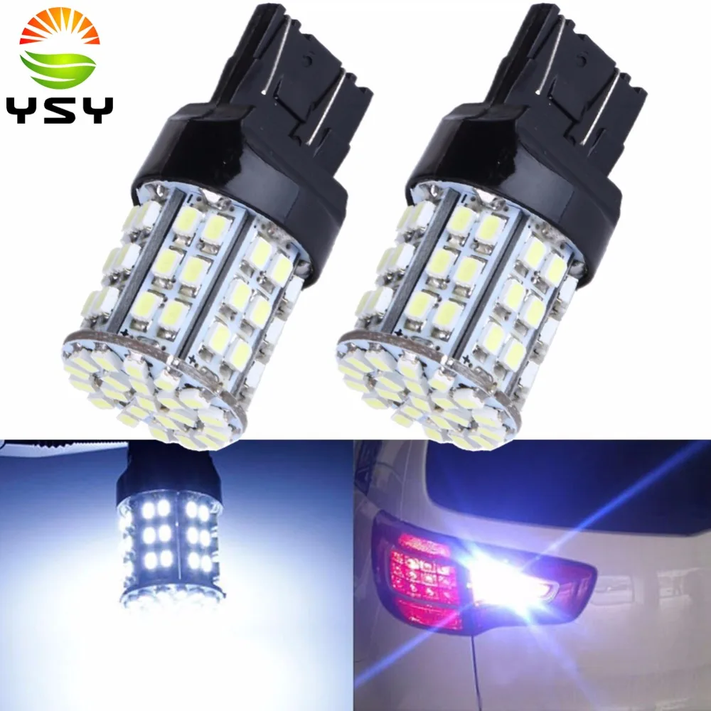 

10pcs Auto Car Led T20 7440/7443 1206 64 SMD LED 64 Leds Corner Backup Reverse Lamps Bulb Turning Light Turn Signal Light White