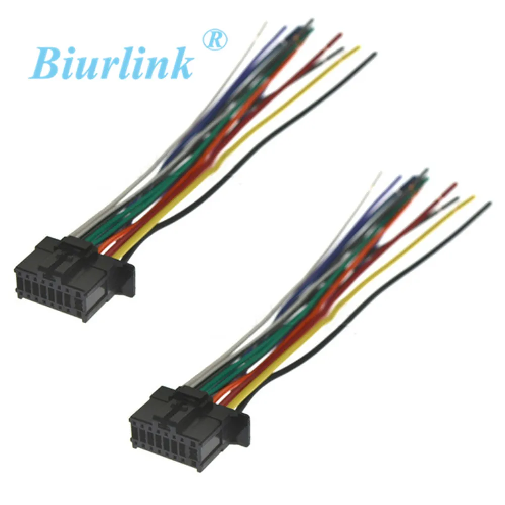 2 Pz Car Stereo Cablaggio Adattatore Filo Cablaggio Connettore Del Cavo Per Pioneer Radio