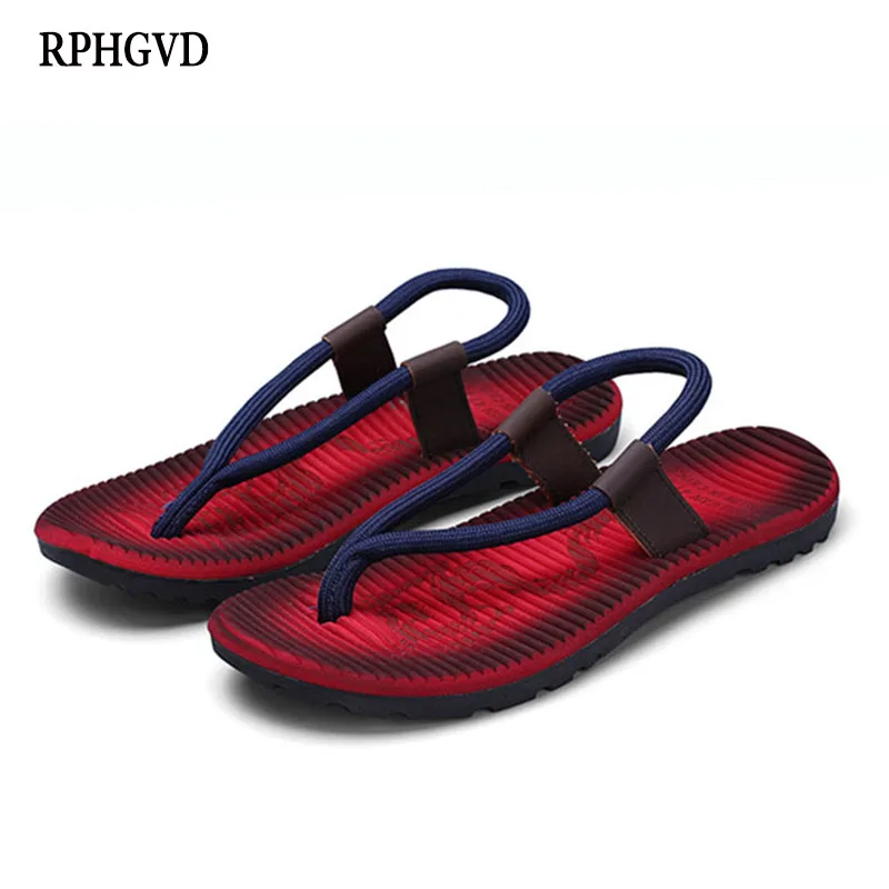 

New Beach Shoes Outdoor Sports Flip-Flops Men's Tide Creative One Piece Casual Personality Men's Sandals Toe drag Men's Sandals