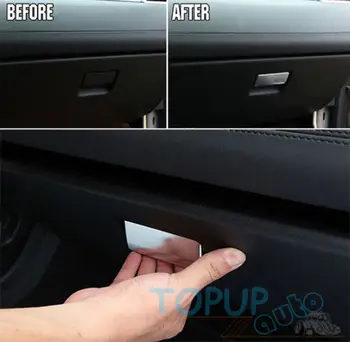 

CHROME CENTER CONSOLE GLOVE BOX HANDLE TRIM COVER FIT FOR LAND ROVER DISCOVERY SPORT 2015-