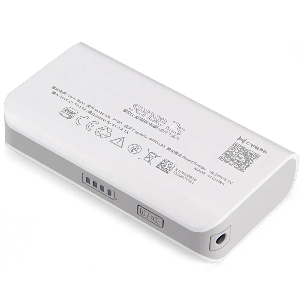 ROMOSS 5000 SENSE2S power Bank sense 2s 5000mAh внешний аккумулятор для iphoneX iosx xiaomi зарядное