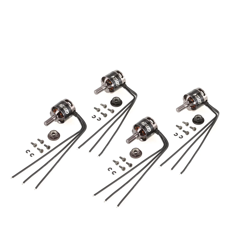 

4pcs RC Helicopter Motors GR1408 3500KV Brushless Motor 4S High Power for 130mm FPV Racing Quadcopter RC Drone