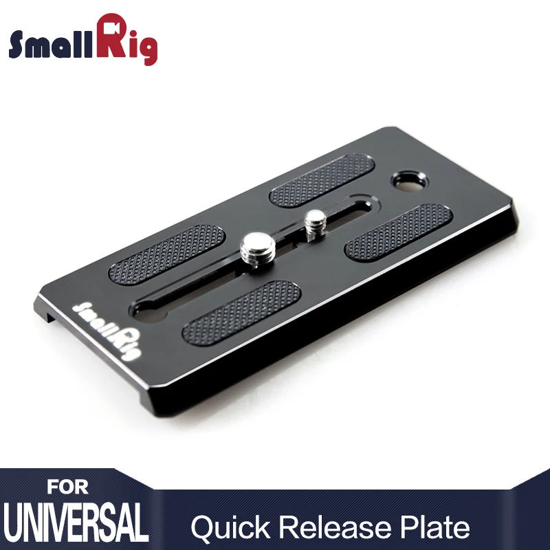 

SmallRig Standard Vinten Camera Quick Release Tripod Plate with 1/4 and 3/8 inches Screws DSLR Camera Stabilizer - 1700