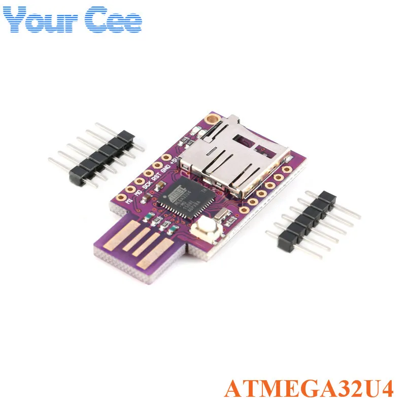 

TF Micro SD Card Slot Badusb USB ATMEGA32U4 USB Keyboard Virtual Keyboard Memory SD Card ATMEGA32U4 Module For Arduino