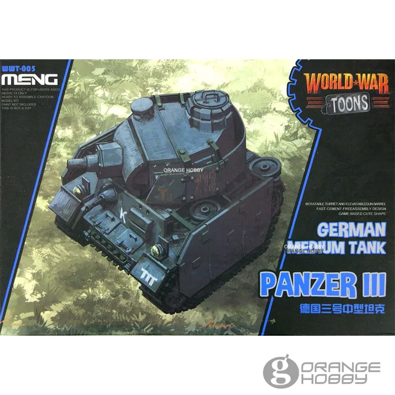Pаспродажа OHS Мэн WWT005 Q Versin Пособия по немецкому языку Средний панцирный Танк III WWT006 советский средний танк T34 76 сборка модели строительных Наборы о