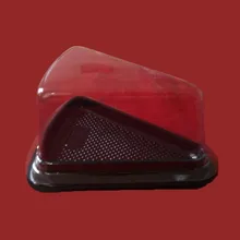 100 шт Пластиковые одиночные индивидуальные коробки для кексов Caixa De Queque Unica коробка формы для сыра торт инструмент украшения